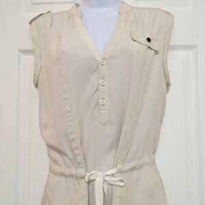 G-Star Cream Sleeveless top Medium